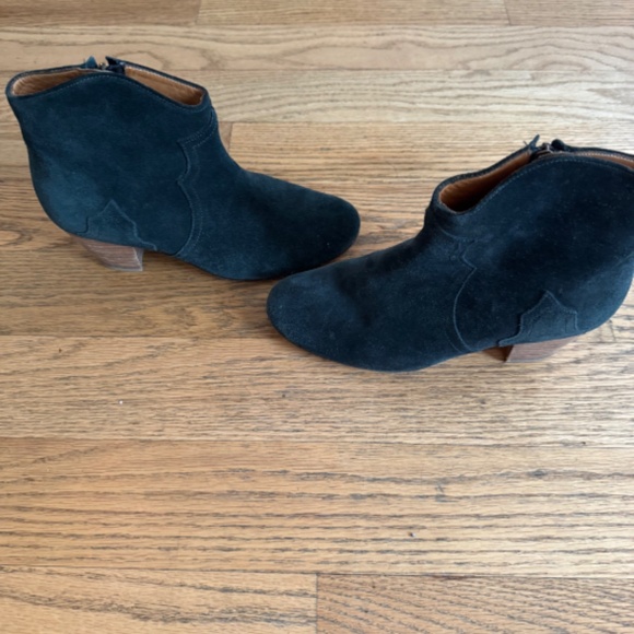 Isabel Marant Dicker Boots Black Sz 7 - Picture 4 of 4